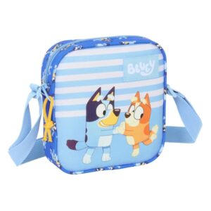 safta bluey let's play bolsito con bandolera 1l material resistente facil de transportar ideal para uso diario 160x40x180mm color azul