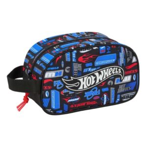 safta hot wheels neceser de 5l cremallera asa lateral adapatable a carro 260x120x150mm color azul