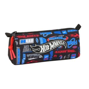 safta hot wheels portatodo cremallera 1.2l 210x70x80mm color azul