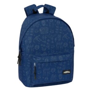 safta como entrenar a tu dragon mochila para portatil hasta 14.1" bolsillo para tablet bolsillo trasero tirador doble espalda transpirable 20l 310x160x410mm color azul marino