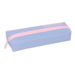 safta munich mellow portatodo cremallera goma elastica 0.53l 220x70x40mm color azul claro