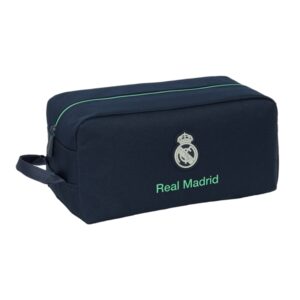safta real madrid 2ª equipacion 25/26 zapatillero asa lateral 9l organizador compacto 340x180x150mm color azul marino