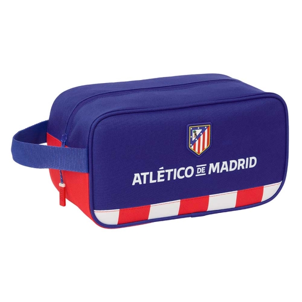 safta atletico de madrid zapatillero asa lateral 6l resistente 290x140x150mm color azul marino