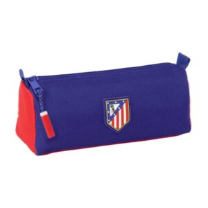 safta atletico de madrid portatodo cremallera 1.2l 210x70x80mm color azul marino