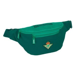 safta real betis balompie bolsa de cintura cremallera resistente al agua cintas ajustables 2.485l 230x90x120mm color verde