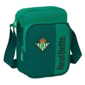 safta real betis balompie bandolera cremallera bolsillo frontal bandolera ajustable resistente al agua 2l 160x60x220mm color verde
