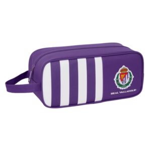 safta real valladolid zapatillero asa lateral 7l resistente y duradero 340x140x150mm color morado