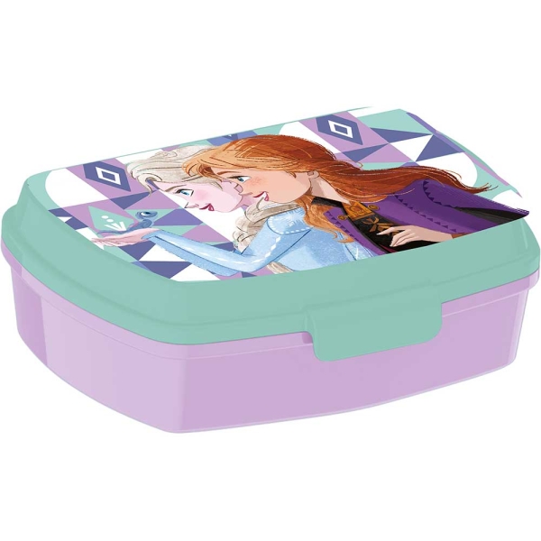 safta frozen spirit sandwichera pvc sin bpa rectangular color morado