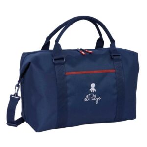 safta el pulpo bolsa de deporte bandolera ajustable cierre de iman interior forrado cremalleras bidireccionales asa forrada 43.35l 500x220x290mm color azul marino