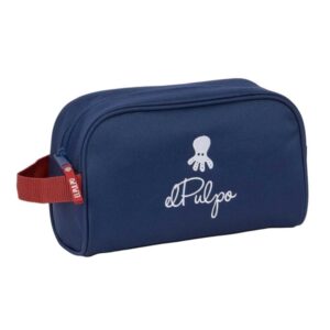 safta el pulpo neceser de 3.6l cremallera asa lateral interior forrado organizadores interiores 240x100x150mm color azul marino