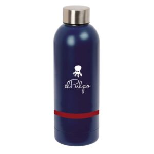 safta el pulpo botella termo de 500ml acero inoxidable 70x225mm color azul marino