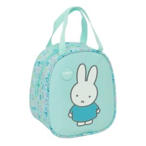 safta miffy friends neceser termo de 5.85l interior forrado en aluminio repelente al agua asa superior 190x140x220mm color azul claro