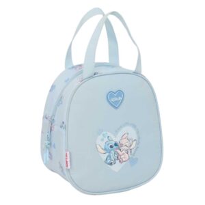 safta stitch neceser termo de 5.85l interior forrado en aluminio asa superior 190x140x220mm color azul claro