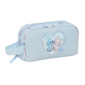 safta stitch portadesayunos termico de 1.7l interior forrado en aluminio 215x65x120mm color azul claro