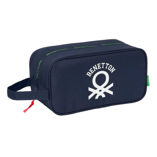 safta benetton together zapatillero asa lateral 6l facil transporte 290x140x150mm color azul marino