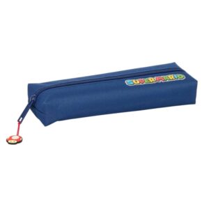 safta super mario mamma mia portatodo cremallera goma elastica 0.53l 220x70x40mm color azul oscuro