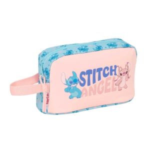 safta stitch ohana portadesayunos termico de 1.7l interior forrado en aluminio 215x65x120mm color rosa pastel