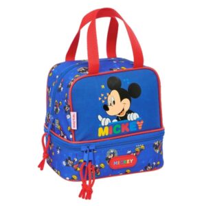 safta mickey mouse today portameriendas de 6l asas superiores 200x150x200mm color azul
