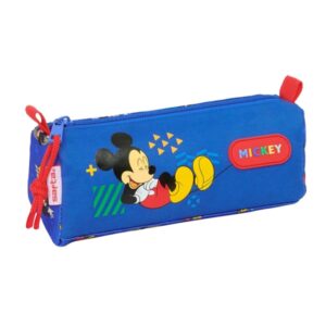 safta mickey mouse today portatodo cremallera 1.20l 210x70x80mm color azul