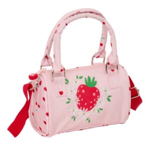safta glowlab frutitas bolso cremallera interior forrado asas y bandolera ajustables 1.20 l ideal para uso diario 160x75x100mm color rosa