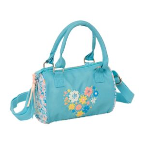 safta moos fiori bolso material reciclado 100x160mm color azul claro