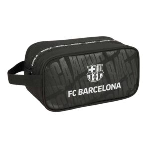 safta f.c.barcelona zapatillero asa lateral 6l facil transporte compacto y ligero 290x140x150mm color negro