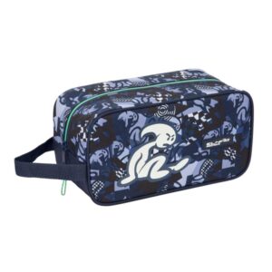 safta el niño navy zapatillero asa lateral 6l resistente y duradero 290x140x150mm color azul marino