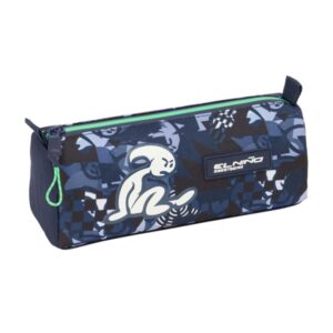 safta el niño navy portatodo cremallera 1.20l 210x70x80mm color azul marino