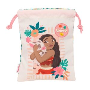 safta vaiana minisaco con cordon de 1l 200x250mm color verde