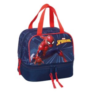 safta spider man portameriendas de 6l asas superiores 200x150x200mm color azul marino