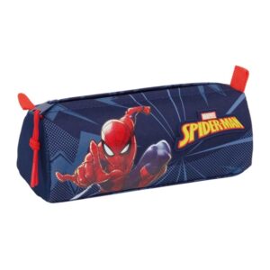 safta spider man portatodo cremallera 1.20l 210x70x80mm color azul marino