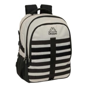 safta kappa grey mochila para portatil hasta 15.6" bolsillo antirrobo ergonomica cinta para maleta 340x150x460mm color negro y gris