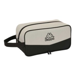 safta kappa grey zapatillero asa lateral 6l ligero y resistente organiza calzado 290x140x150mm color negro y gris