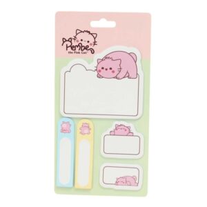 safta pembe the pink cat notas adhesivas surtidas 5 formatos diferentes blister para almacenamiento multicolor
