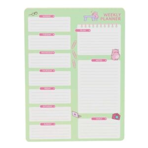 safta pembe the pink cat planificador semanal 50 paginas gramaje 100g/m2 190x255mm color menta