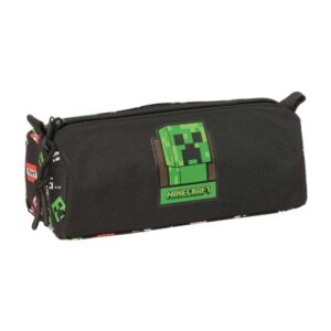 safta minecraft portatodo cremallera 1.20l 210x70x80mm color negro