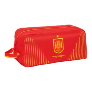 safta seleccion española de futbol zapatillero asa lateral 9l proteccion del calzado 340x180x150mm color rojo