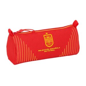 safta seleccion española de futbol portatodo cremallera 1.20l 210x70x80mm color rojo
