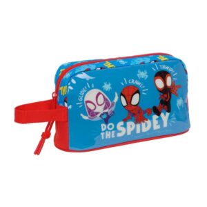safta spidey portadesayunos termico de 1.7l interior forrado en aluminio 215x65x120mm color rojo y azul