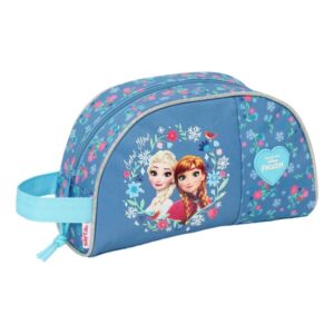 safta frozen neceser de 3.75l cremallera asa lateral adapatable a carro bolsillo interior 260x90x160mm color azul