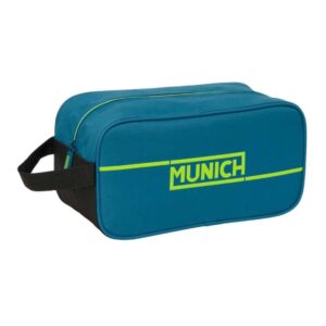 safta munich land zapatillero asa lateral 6l material resistente facil transporte 290x140x150mm color azul oscuro
