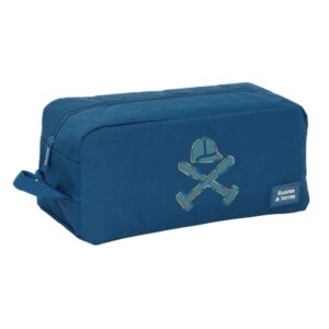 safta harper and neyer zapatillero asa lateral 9l facil transporte 340x180x150mm color azul marino