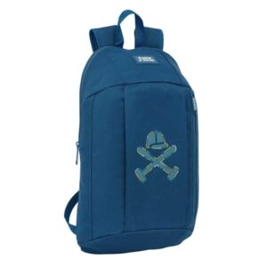 safta harper and neyer mini mochila hombreras acolchadas facil acceso asa superior uso diario 8.5l ergonomia ajustables seguridad versatil 220x100x390mm color azul marino