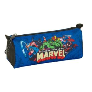 safta avengers portatodo cremallera 1.20l 210x70x80mm color azul oscuro