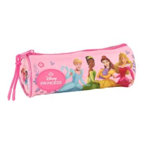 safta princesas disney portatodo tirador facil de abrir 1l 200x70x70mm color rosa