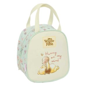 safta winnie the pooh neceser termo de 5.85l interior forrado en aluminio asa superior 190x140x220mm color beige