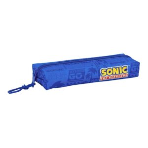 safta sonic portatodo cremallera goma elastica 0.53l 220x70x40mm color azul oscuro