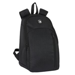safta mickey mochila isotermica cremallera doble hombreras acolchadas y ergonomicas material repelente al agua asa superior 14.5l 230x180x360mm color negro