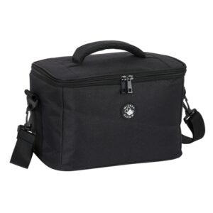 safta mickey bolsa isotermica porta alimentos 9.2l cremallera asa acolchada bandolera ajustable repelente al agua asa superior 290x180x190mm color negro