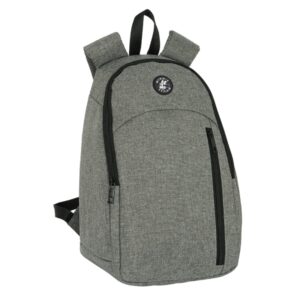 safta minnie mouse grey mochila isotermica cremallera doble bolsillo frontal hombreras acolchadas material repelente asa superior 14.5l 230x180x360mm color gris